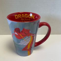 Disney Mulan Mushu Dragon Not Lizard I Don’t Do That Tongue Thing Coffee Mug EUC 