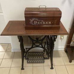 Vintage Decker Sewing Machine 