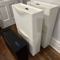 5 IKEA TRONES Tilt-out Cabinets