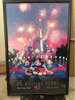25th Anniversary Walt Disney World Poster