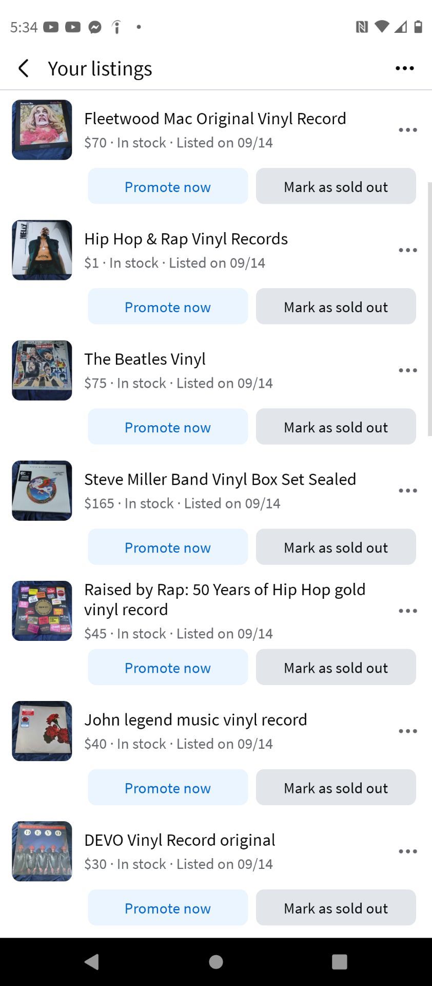 Vinyl Music Records