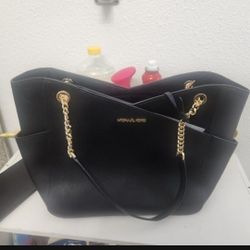Brand New Michael Kors Black Tote Bag