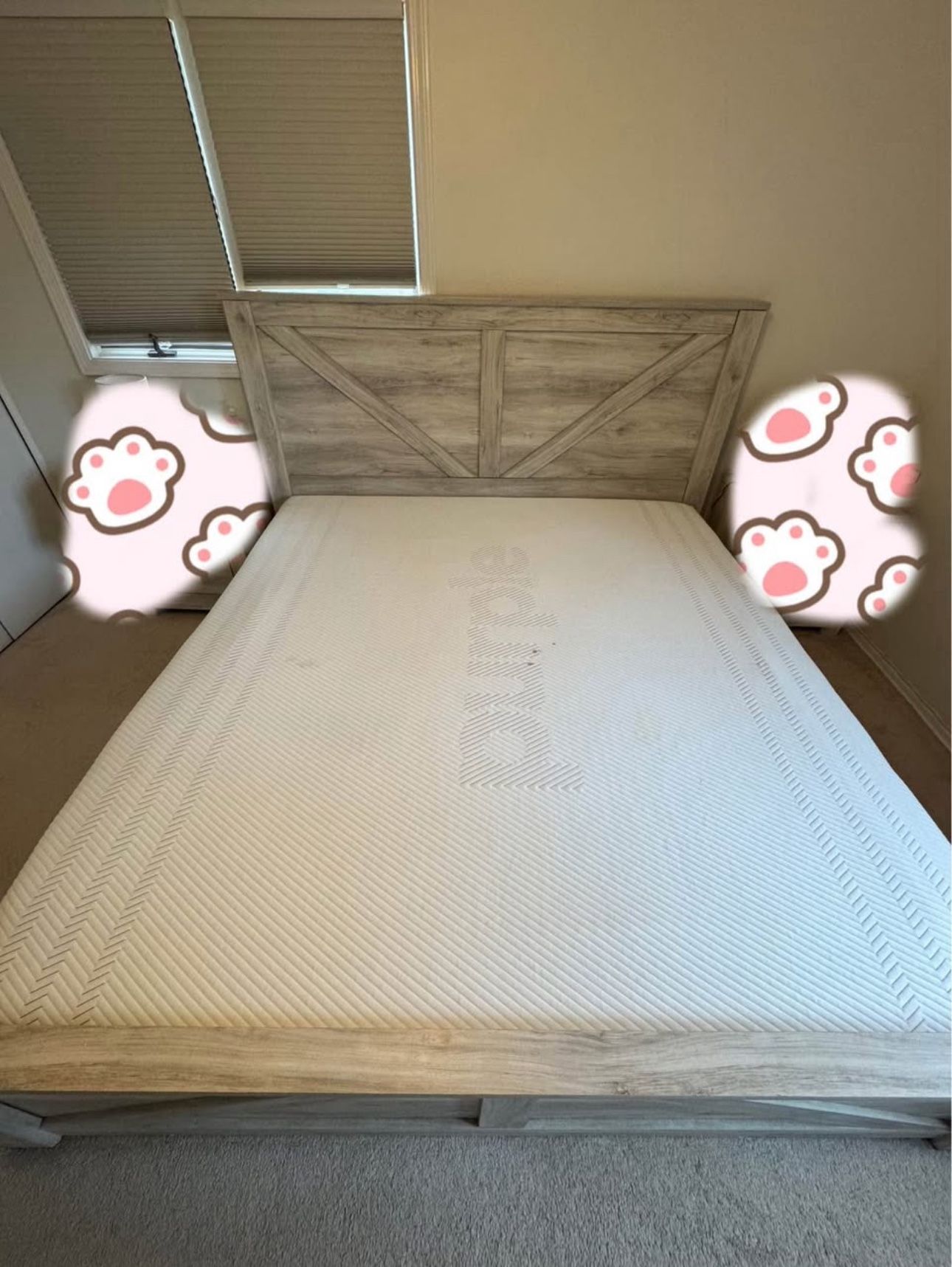 King Size Purple 3 Mattress + one free Purple pillow