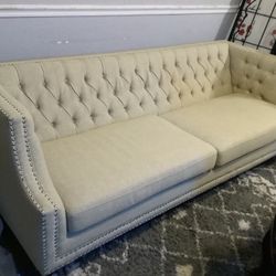 Beautiful Bone White Couch