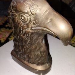 Solid brass Eaglen Head.  Vintage