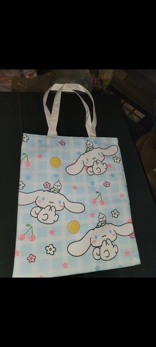 Sanrio Cinnamon Roll Tote Bag Purse Double Sided Brand New