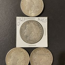 Old Silver Dollars (Large Size Coins) - 
