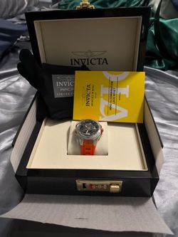 Invicta Celestial Adamastre Automatic Men's Watch w/ Skeleton Dial - 43mm, Orange (69541)