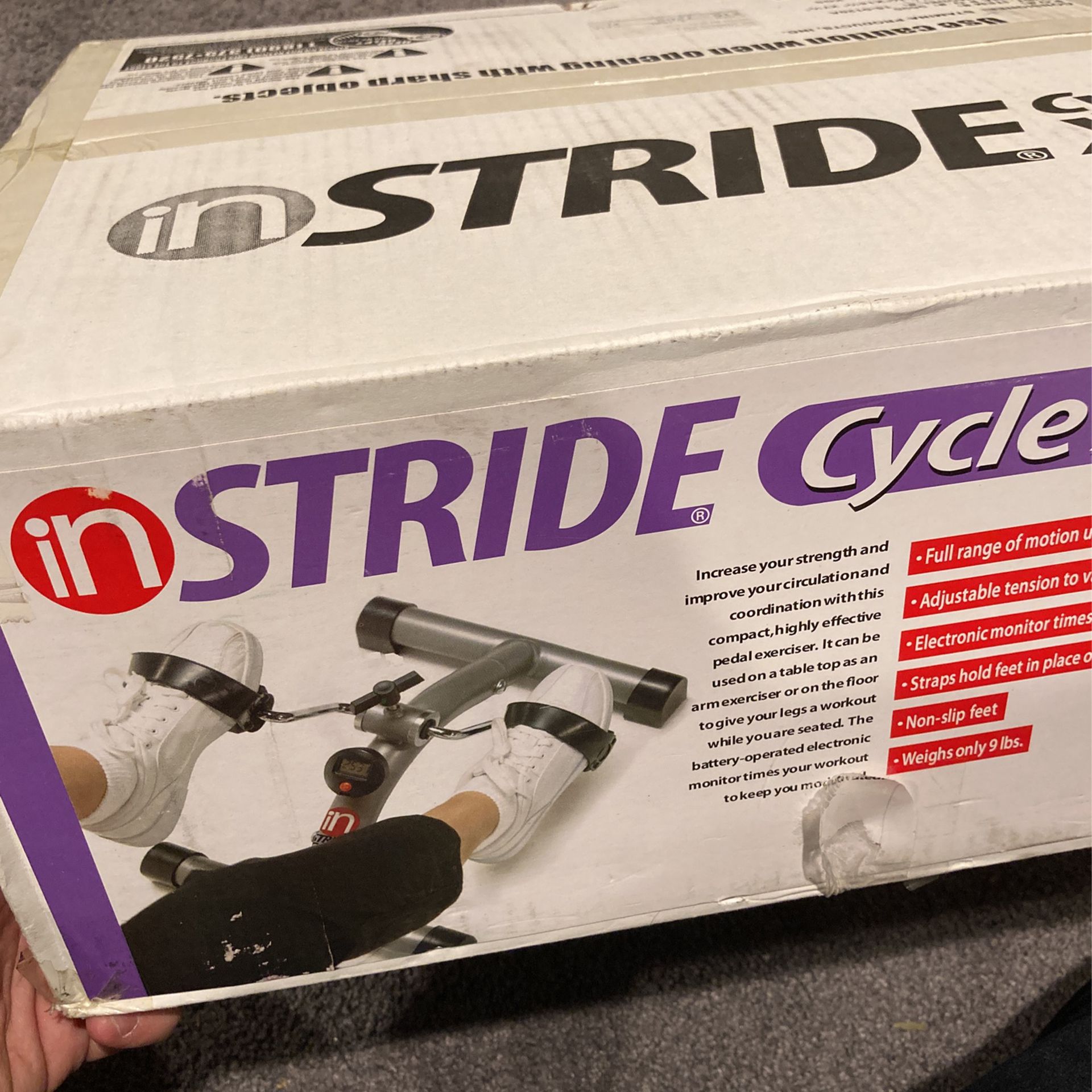 InStride Cycle XL Floor Pedal Exerciser 