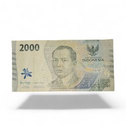 2022 Indonesia 2000 Rupiah Banknote - Mohammad Hoesni Thamrin