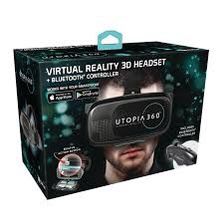 ReTrak Utopia 360 Virtual Reality Headset with Bluetooth Controller