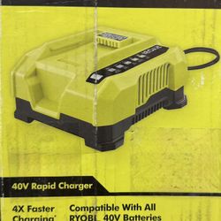Ryobi 40v Rapid Charger 