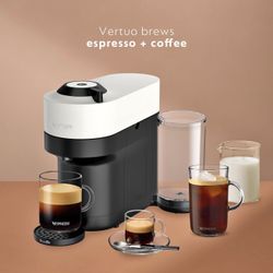 Nespresso Vertuo POP+ by Breville – White (Coffee & Espresso Machine)