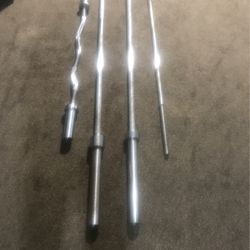 4 Barbells For Sale