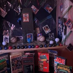 Old Football And Base Ball And Some Basketball 