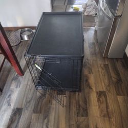 Dog Cage With Top Panel