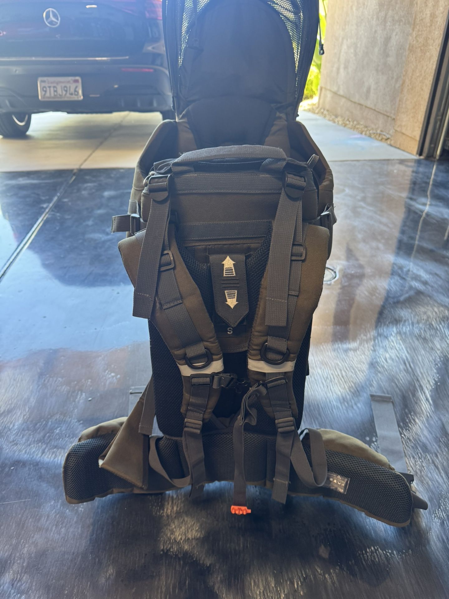 ClevrPlus Urban Explorer Child Carrier Hiking Baby Backpack, Olive Green