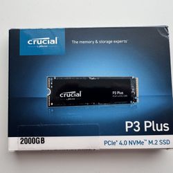 2TB Crucial M.2 NVMe SSD