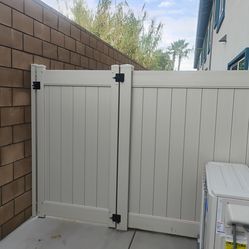 Gates y fence de vinyl