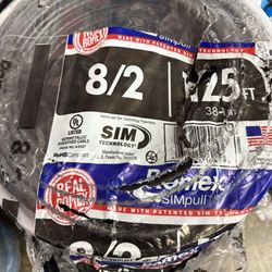 New Romex Wire 8/2 125ft