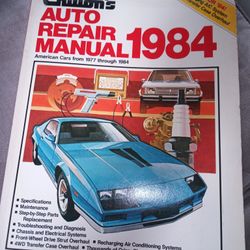 Chilton's Auto Repair Manual American Cars From 1977 Through 1984
