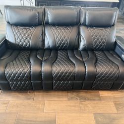 Leather Sofa 
