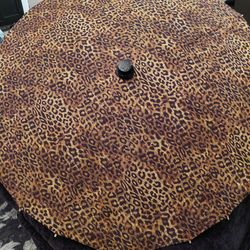 Leopard/cheetah print parasol