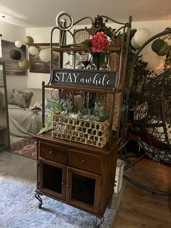 Very beautiful very vintage buffet 74” tall 27” wide 16” deep