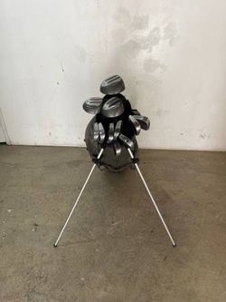 MEN'S LEFT HANDED GOLF CLUBS - SET W/ STANDING BAG!