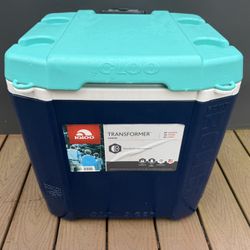 Big Ice Cooler With Wheel, Can Be Locked  (60 Quart) 