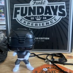 PROTOTYPE Black Ranger Funko Pop Rangers: The Movie #1371 Mighty Morphin MMPR