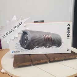 JBL Charge 5 Bluetooth Speaker Wireless - Pay $1 DOWN AVAILABLE - NO CREDIT NEEDED