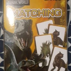 New Jurassic World Matching Card Game