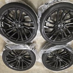 OEM Wheels From A 2021 Audi RS5  20x9  5x112 + Continental Tires