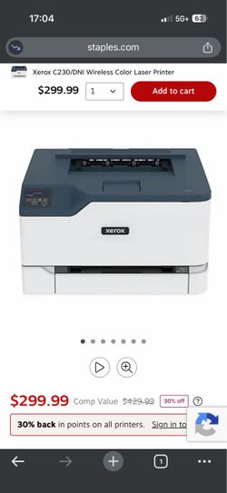 Xerox c230 color printer NEW IN BOX
