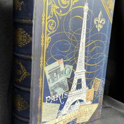 Faux book decor box lot