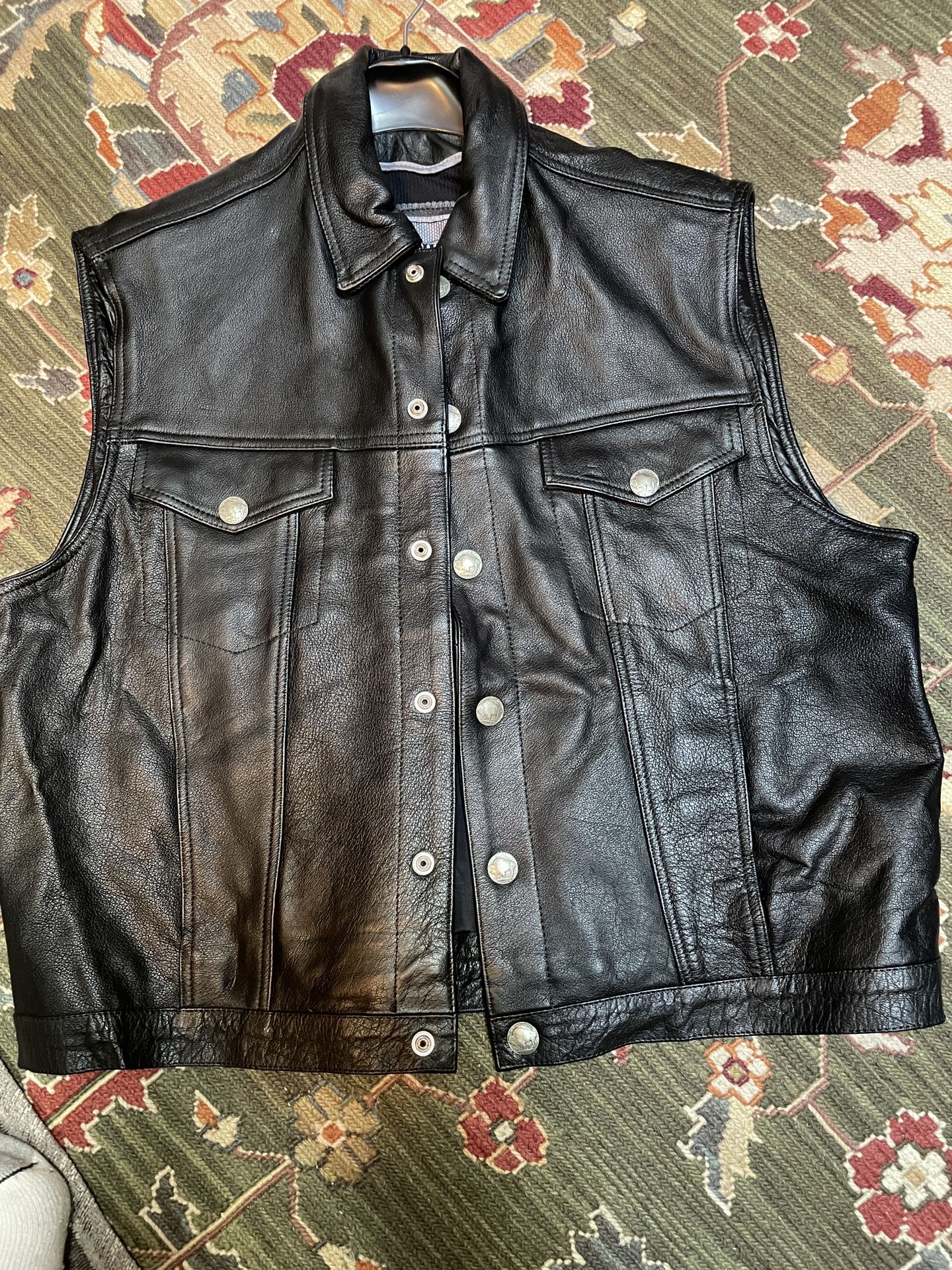 Leather Shirt And Vest 