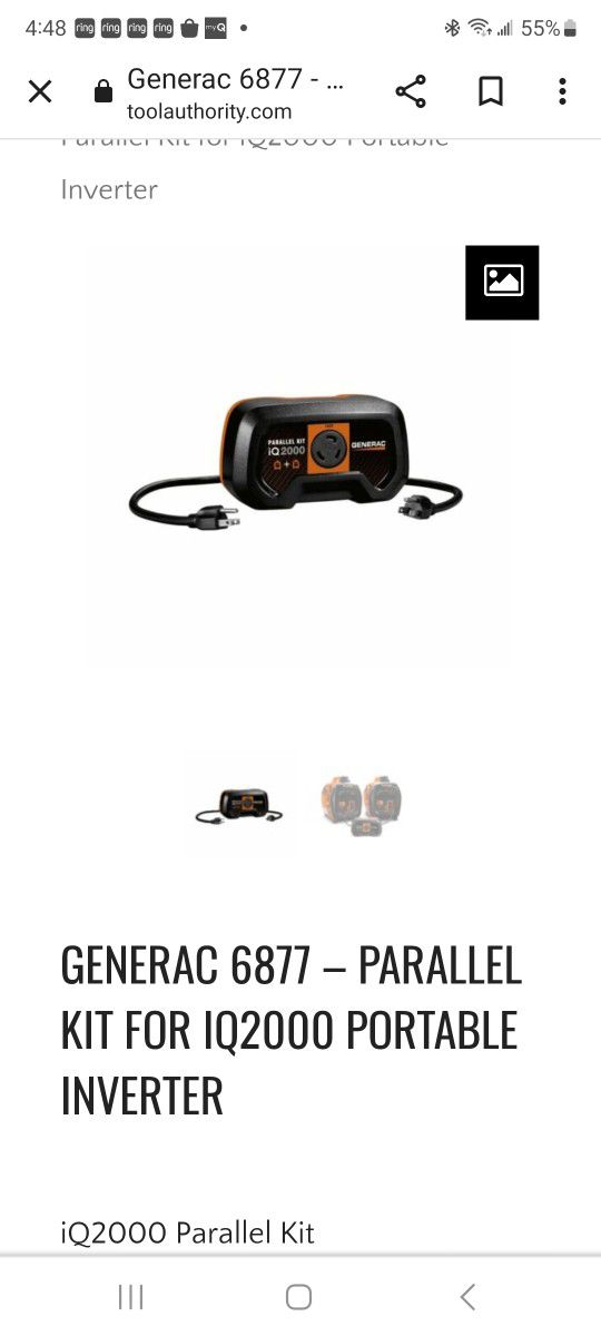 Generac Parallel Kit
