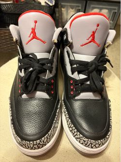 Jordan 3 Retro Black Cement CDP (2008) Sz 12