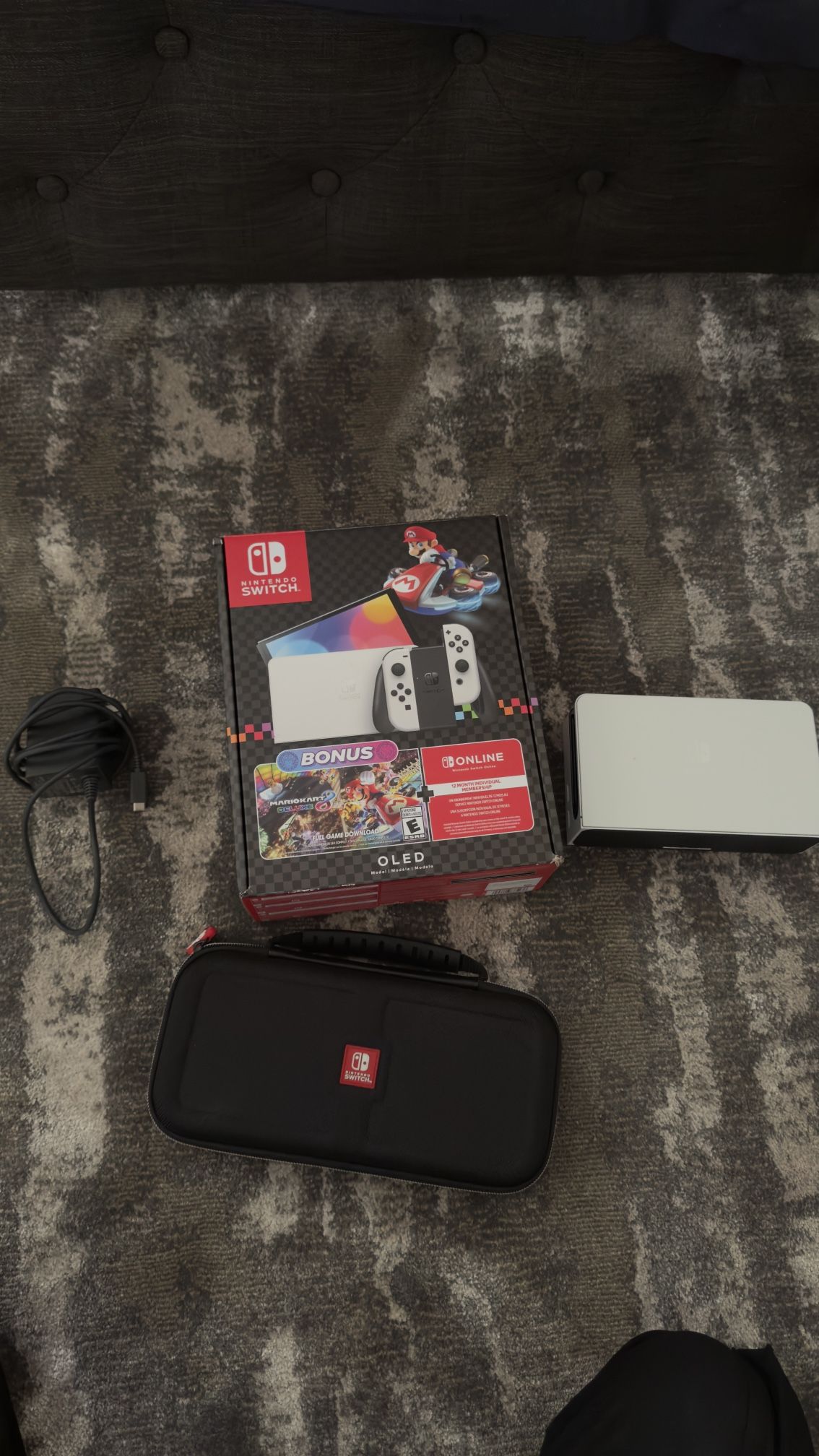Switch Oled Mario Kart Bundle (No Game)