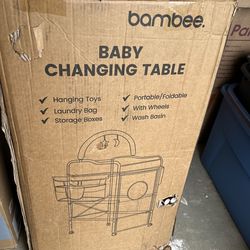 Baby changing table