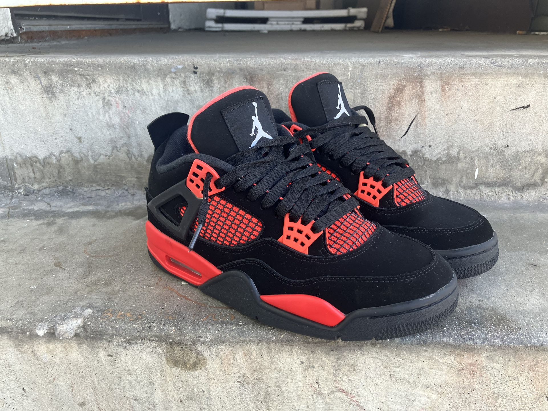 Jordan 4 Retro Red And Black