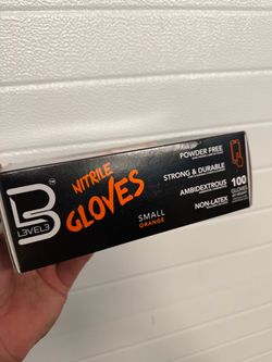 Level 3 small orange gloves