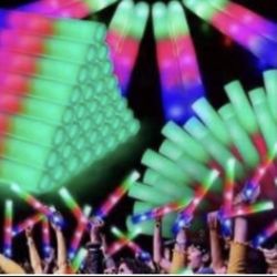 20 Glow Party Foam Sticks  