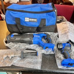 kobolt Power Tool Set No Batteries Or Charger Never Used Brand New With Bag