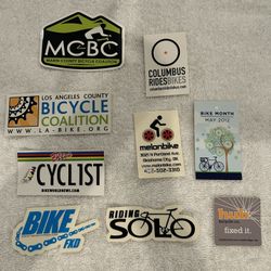 Lot Of Vintage 2000s Bicycle Stickers 
