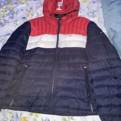 tommy hilfiger puffer jacket