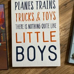 Cars Boys  Wall Decor