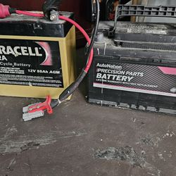 2 Car  Batteries