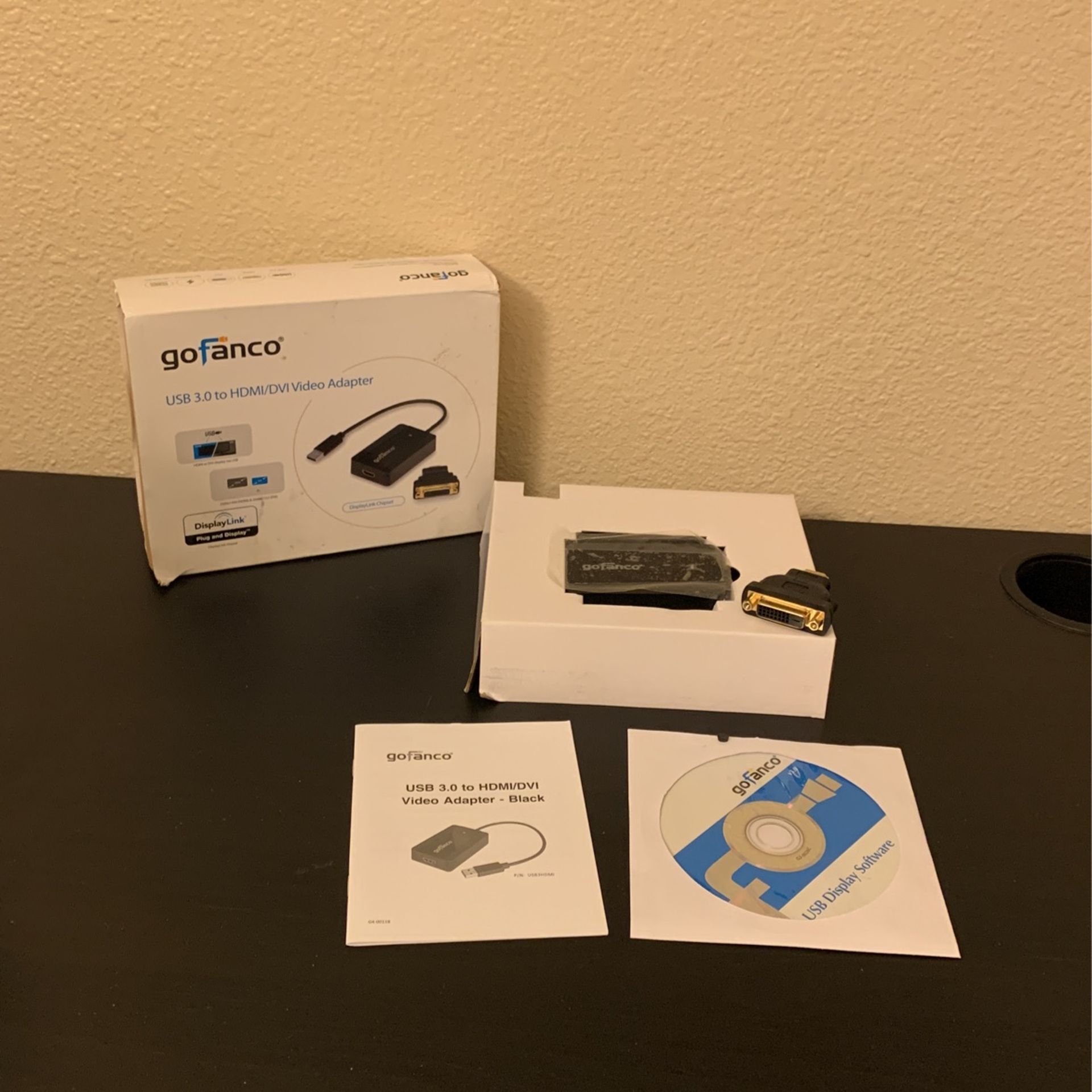 GoFranco USB 3.0 To HDMI/DVI Video Adapter